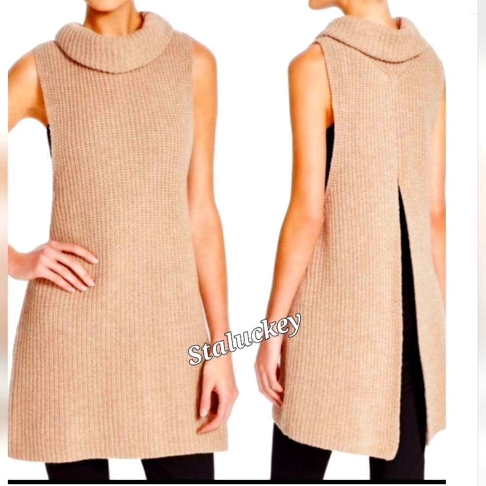 Free People "Need To Know" Sleeveless Sweater sz Med